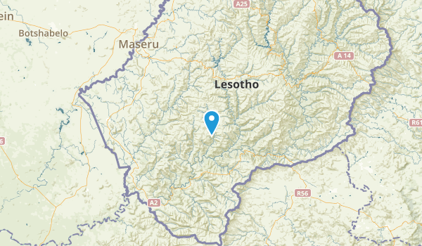Maseru, Lesotho Map