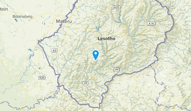 Maseru, Lesotho Map