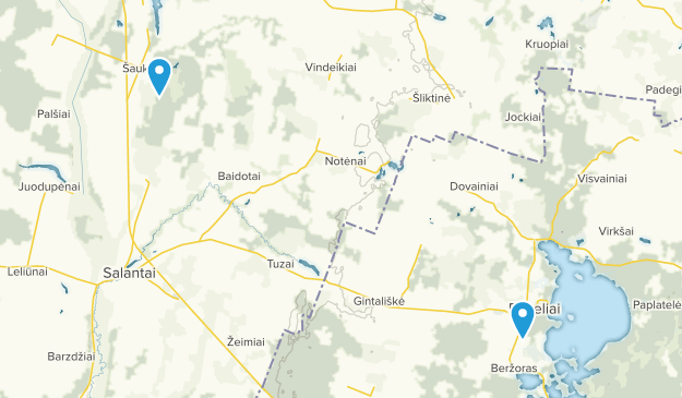 Telšiai County, Lithuania Map