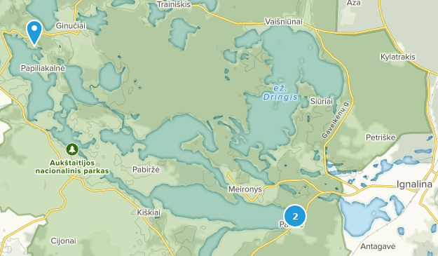 Utena, Litauen Map