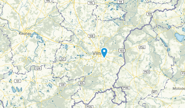 Vilnius, Lithuania Map