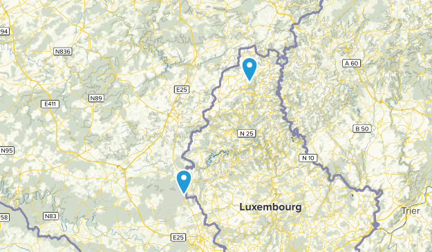 Diekirch, Luxemburg Map