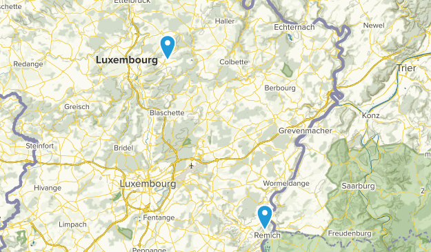 Luxemburg, Luxemburg Map