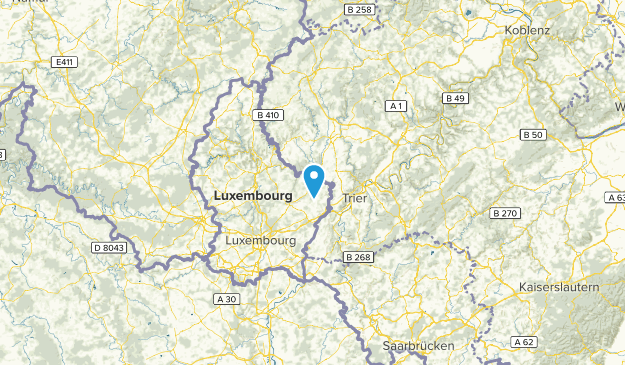 Rheinland-Pfalz, Luxemburg Map