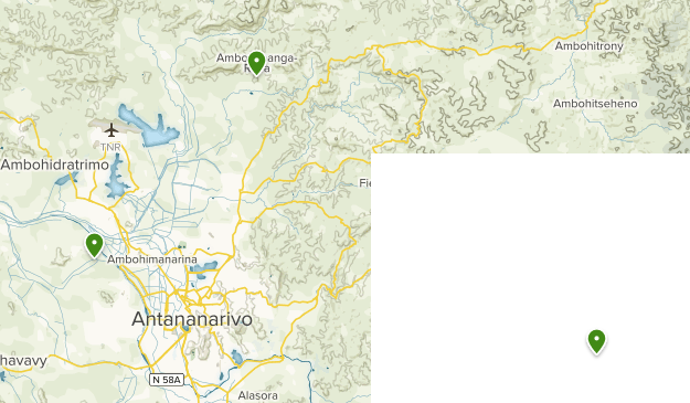Analamanga, Madagascar Map