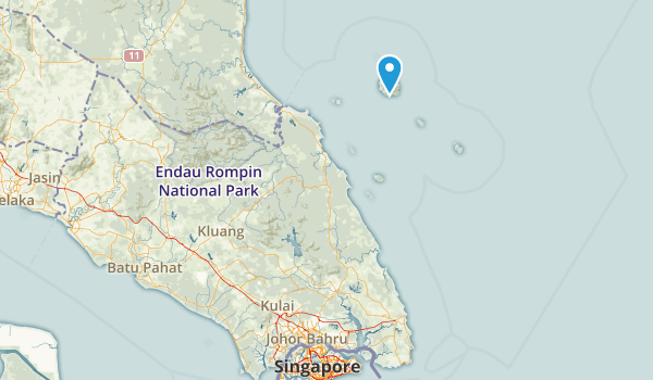 Johor, Malaysia Map