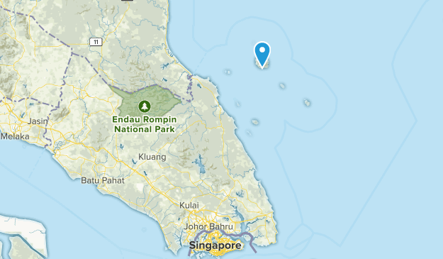 Johor, Malaysia Map
