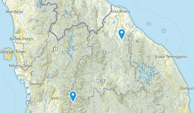 Kelantan, Malaysia Map