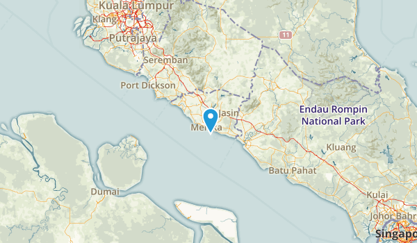 Melaka, Malaysia Map