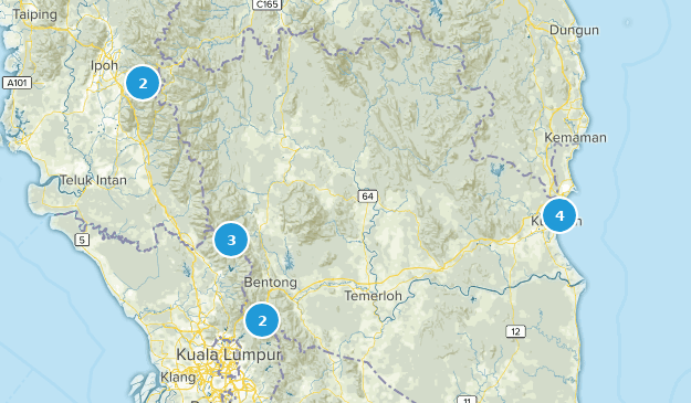 Pahang, Malaysia Map
