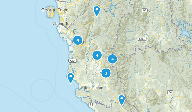 Perak, Malaisie Map