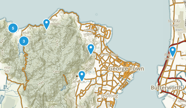 Pulau Pinang, Malaysia Map
