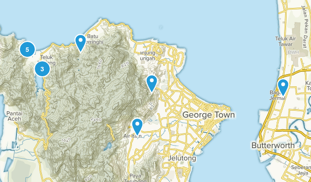 Pulau Pinang, Malaysia Map