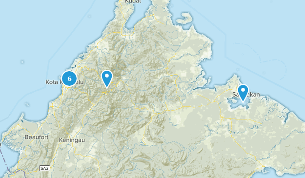 Sabah, Malaysia Map
