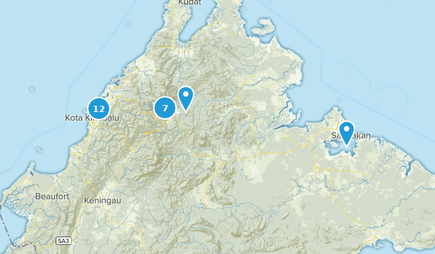 Sabah, Malaysia Map