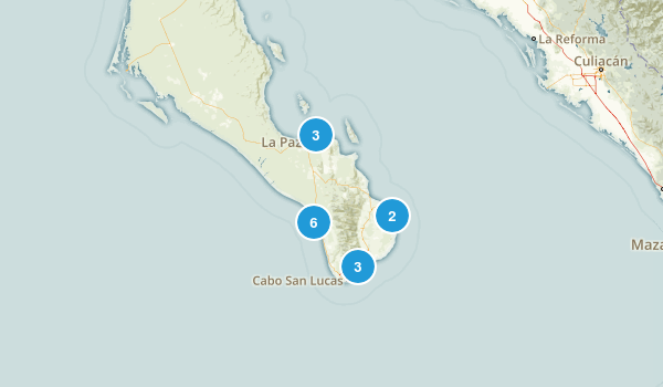 Baja California Sur, Mexico Map