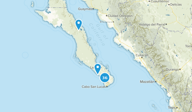 Baja California Sur, Mexico Map