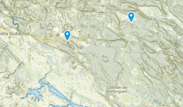 Chiapas, Mexiko Map