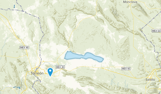 Coahuila de Zaragoza, Mexico Map