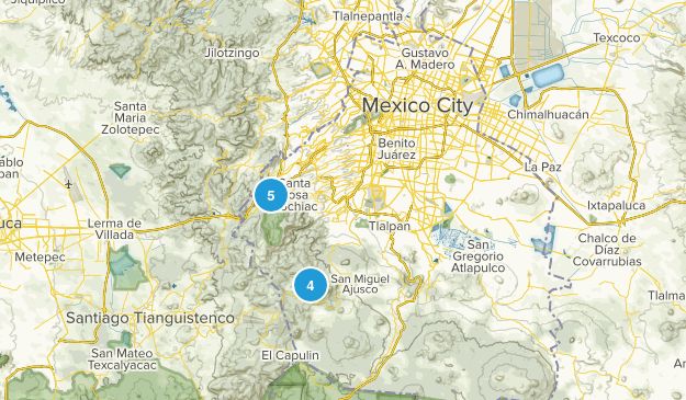 Distrito Federal, Mexico Map