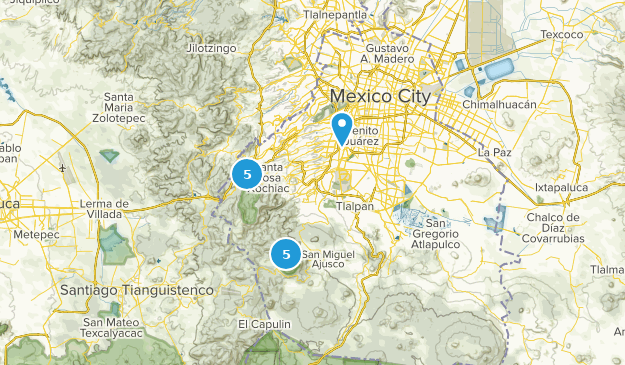 Distrito Federal, Mexico Map