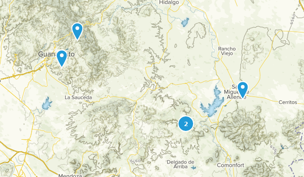 Guanajuato, Mexique Map