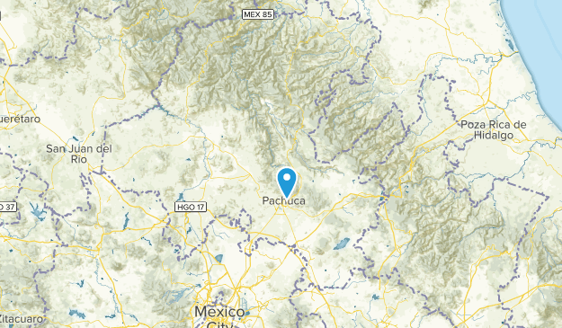 Hidalgo, Mexiko Map