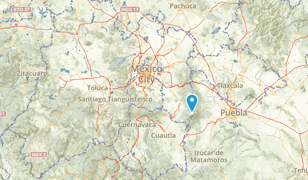 Mл╘xico, Mexico Map