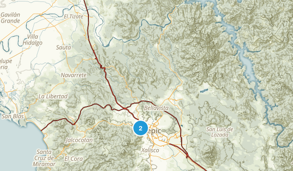 Nayarit, Mexico Map