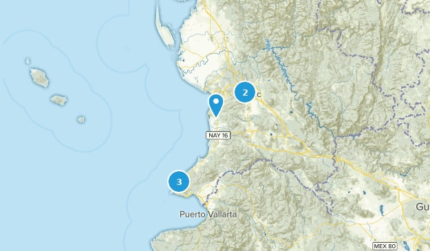 Nayarit, Mexico Map