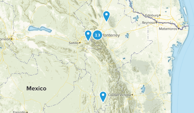 Nuevo León, Mexiko Map