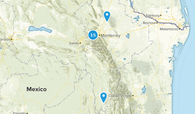 Nuevo León, Mexico Map