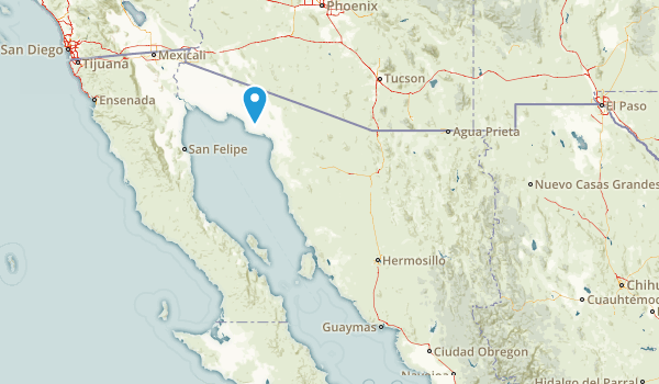 Sonora, Mexico Map