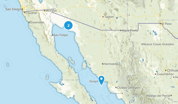 Sonora, Mexico Map