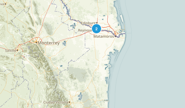 Tamaulipas, Mexico Map