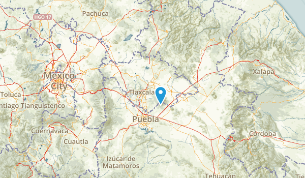 Tlaxcala, Mexico Map