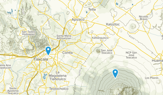Tlaxcala, Mexique Map