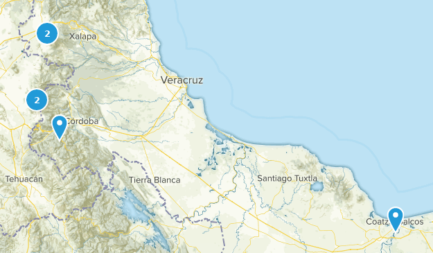 Veracruz, Mexiko Map