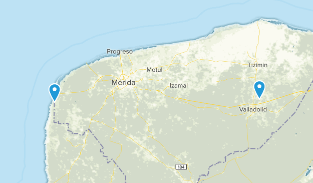 Yucatán, Mexico Map