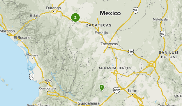 Zacatecas, Mexico Map