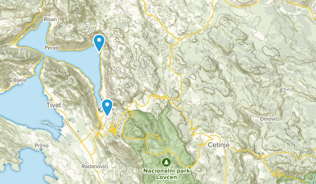 Cetinje, Montenegro Map