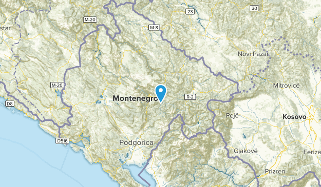 Kolašin, Monténégro Map
