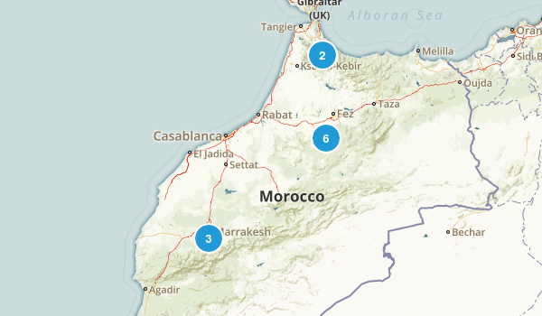 Marrakech - Tensift - Al Haouz, Morocco Map
