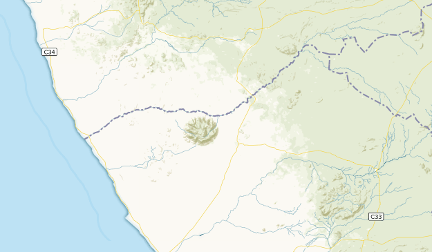 Erongo, Namibia Map
