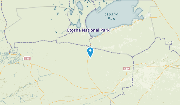 Oshana, Namibia Map