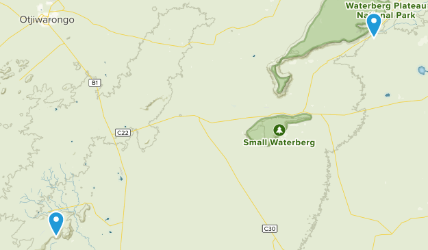 Otjozondjupa, Namibie Map