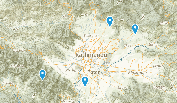 Bagmati, Nepal Map