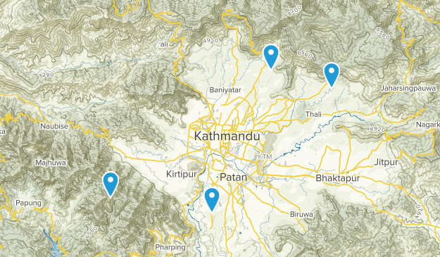 Bagmati, Nepal Map