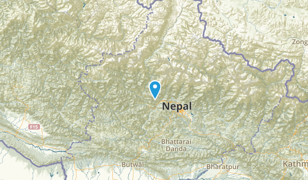 Dhawalagiri, Nepal Map