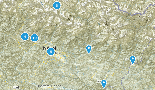 Gandaki Pradesh, Nepal Map